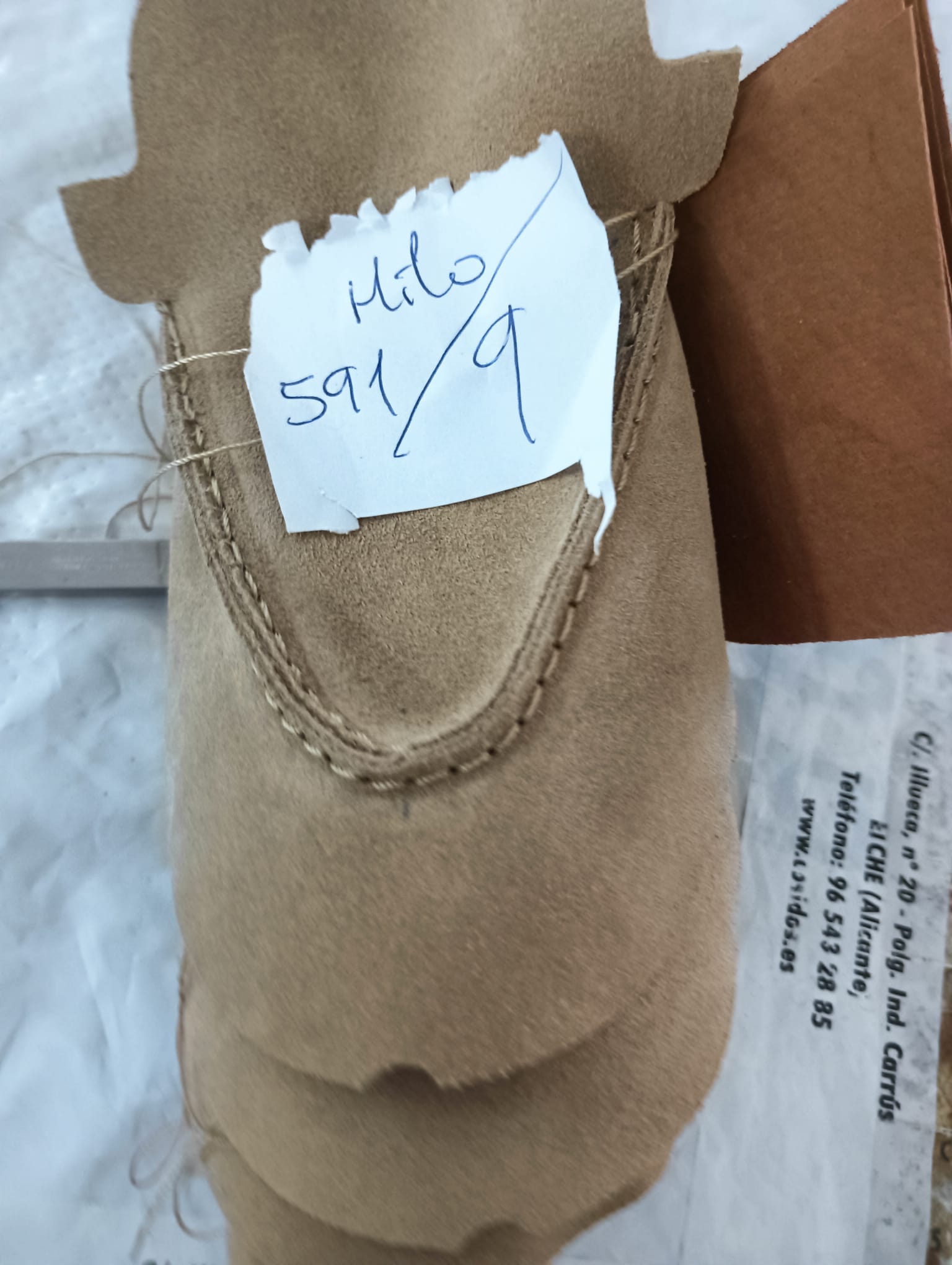 Bordones y cosidos extra